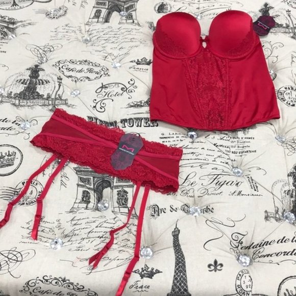 Maidenform Super Sexy Lace Push-Up Bustier MFB100 - Picture 9 of 9